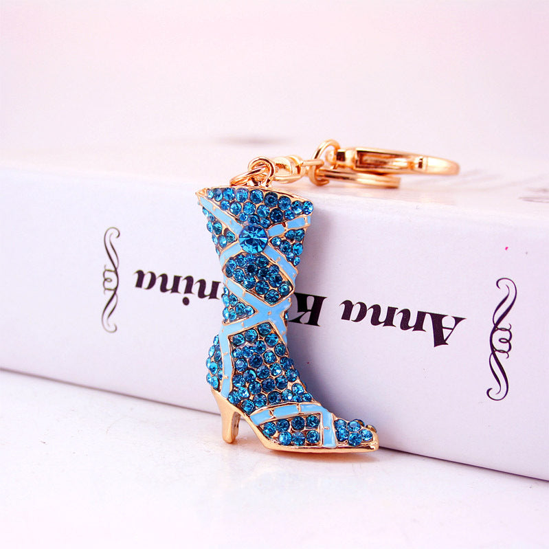 Wholesale Color Double-sided Boots, High Barrel Boots, Zinc Alloy Keychain